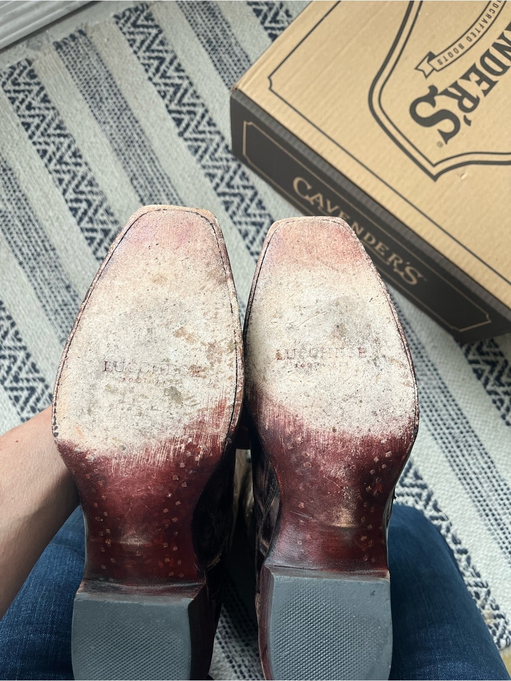 Lucchese alligator Burke boots 8.5D - Picture 5 of 10